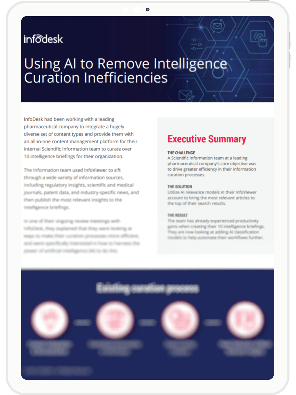 Case study Using AI to remove intelligence curation inefficiencies